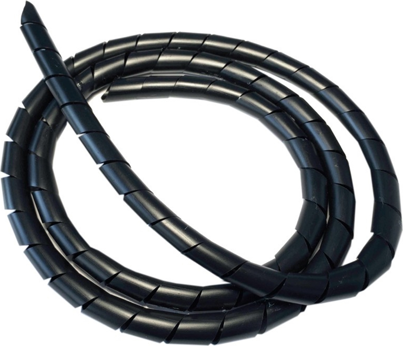Ridewill Spiralband schwarz flexibel 5m Rolle Ø 8 mm kürzbar 297200/5