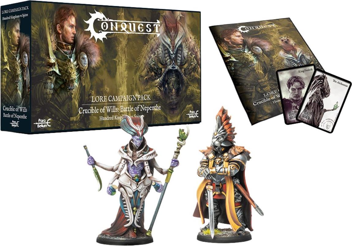 Para Bellum Conquest Spires vs Hundred Kingdoms Battle of Nepenthe Lore Campaign PBW1102