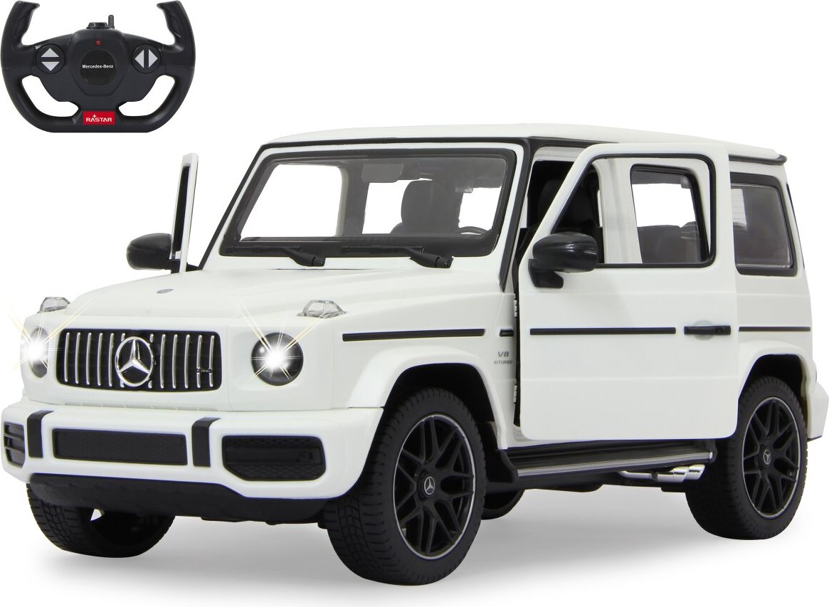 Jamara Mercedes-Benz AMG G63 1:14 Scale RC Car - Remote Controlled, White, Doors Open - View #11