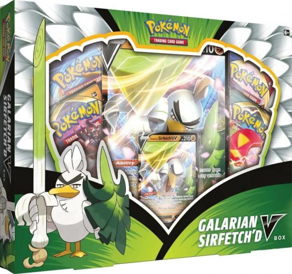 The Pokemon Company Pokemon Galarian Sirfetch’d V Box 109913