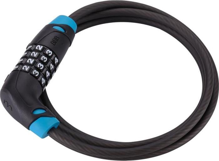 BBB Nummern-Spiralschloss CodeSafe BBL-35 1500 mm schwarz B56351