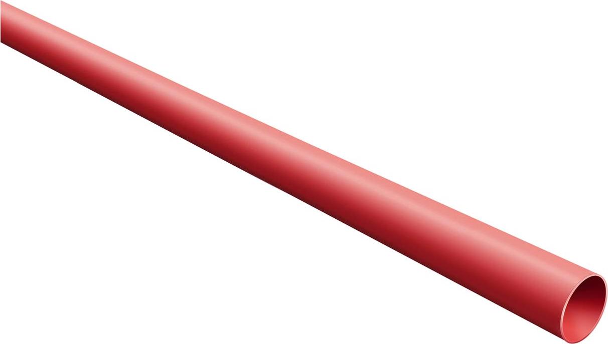 STEX24 Schrumpfschlauch 2:1, Rolle mit 150,0m, rot 2,4/1,2mm, 3/32 Zoll, WSR2 Schrumpftemperatur mind. 110°C, 136057