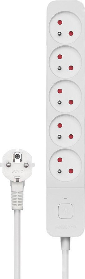 Savio Steckdosenleiste 5 Steckdosen 3m weiß LZ-09 5 Steckdose(n) Typ F SAVLZ-09