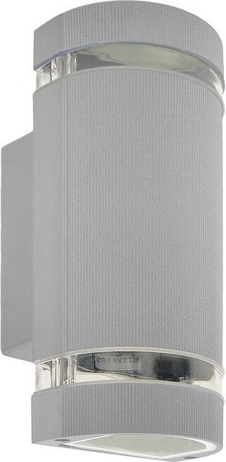 Gartenbeleuchtung Außenwandleuchte PANAM OV Grey IP54 2xGU10 grau EDO777363 Garden Line EDO