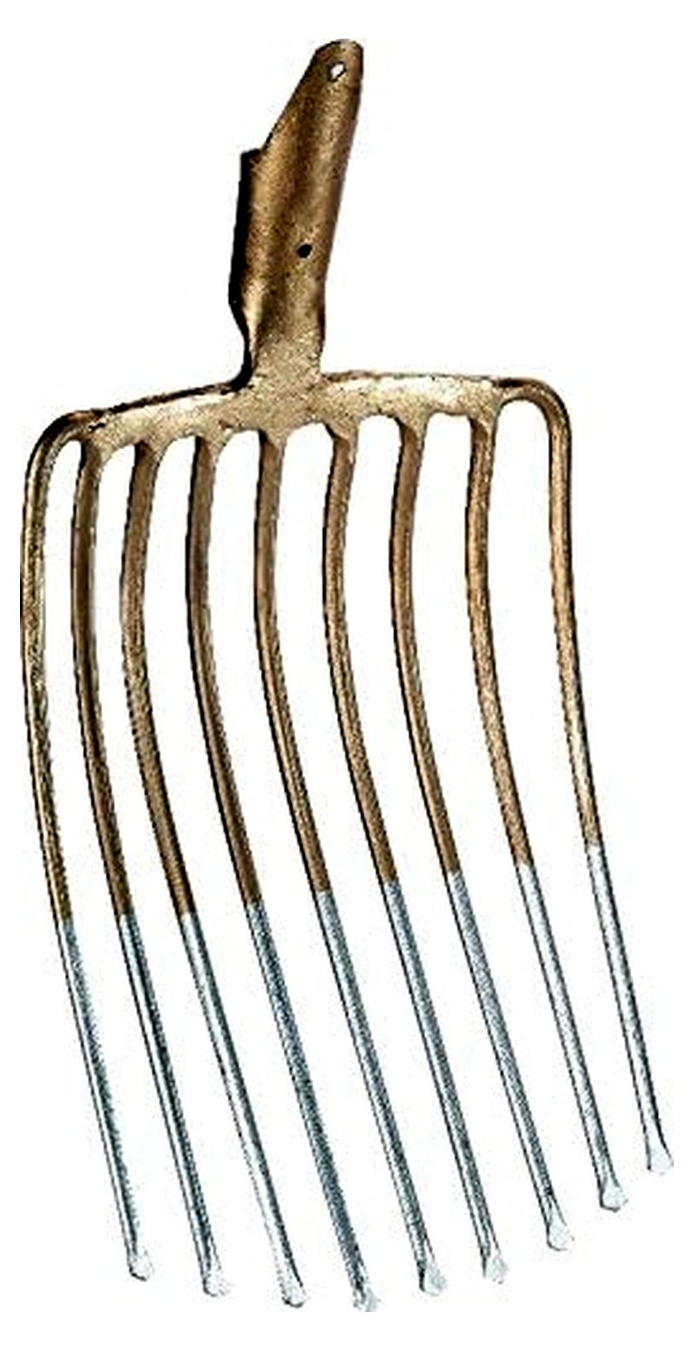 Markenlos Steingabel mit 9 Zinken