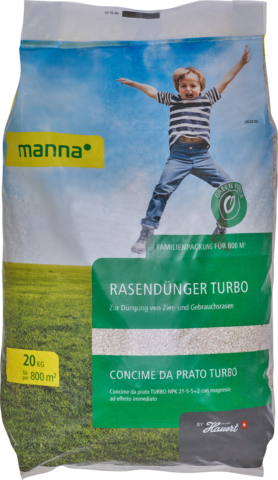 Rasendünger Turbo (20 kg) | Rasendünger von Hauert Manna 670520-hm