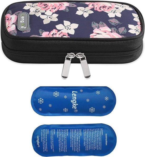Famanu Isothermische Kühltasche für Medikamente mit 2 Kühlakkus - Ideal für Diabetiker SHSHOP