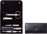 Zwilling Maniküre-Set Im Leder-Etui – 5-teilig Mit Nagelschere, Pinzetten & Saphirfeile
