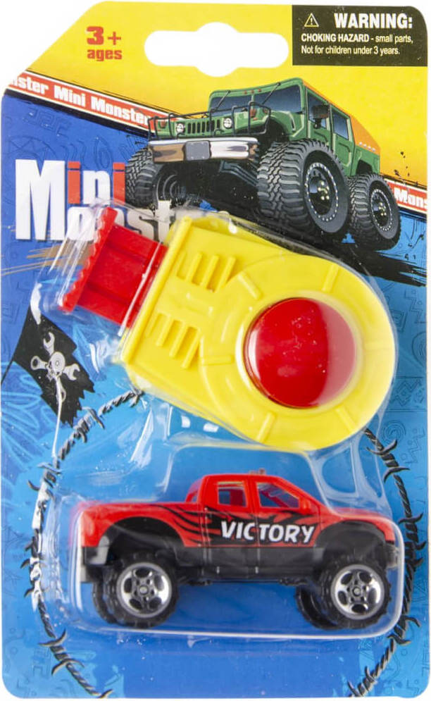 BEMIRO Mini Monster Truck mit Abschusshilfe