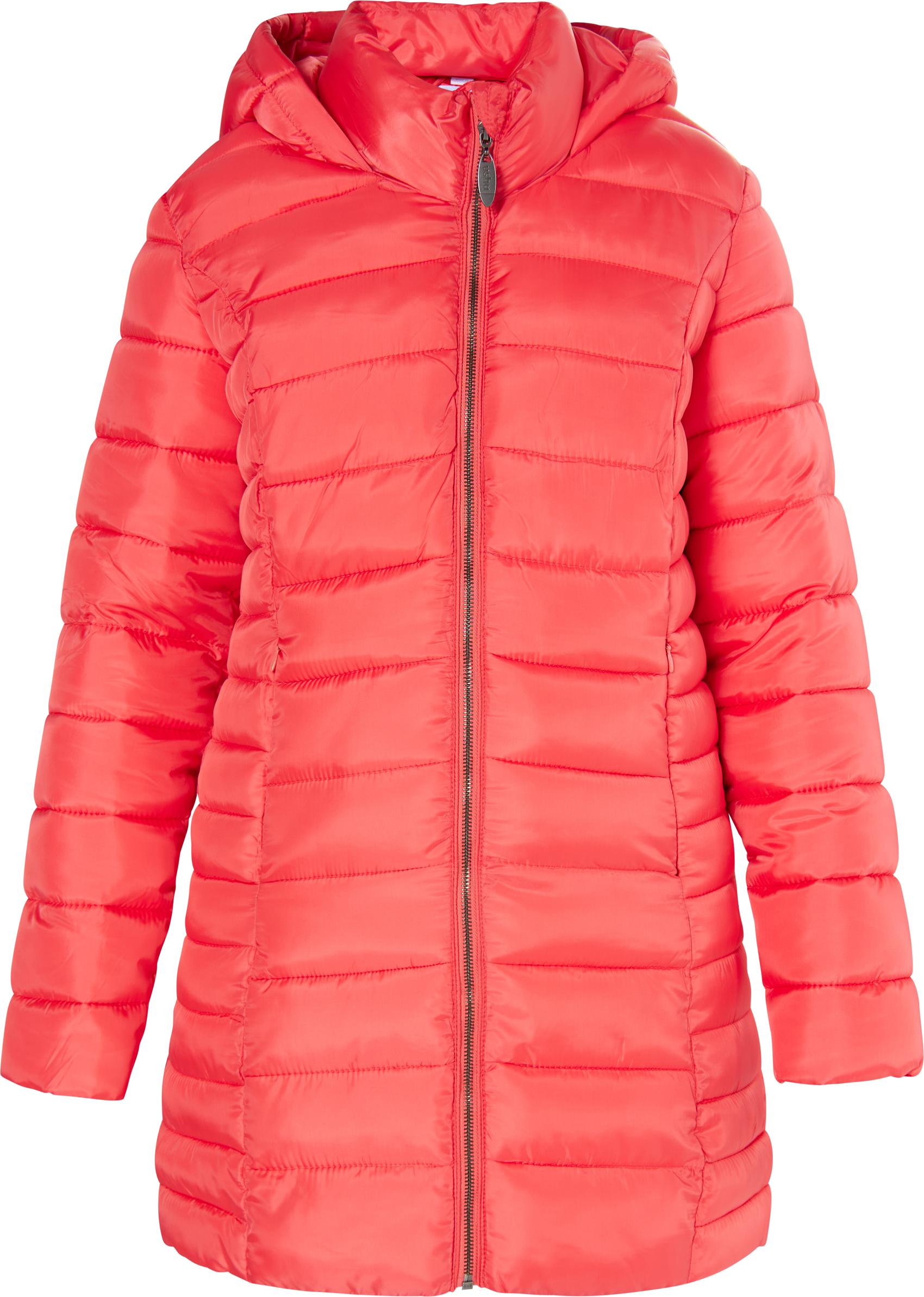 MUTHA Damen Jacke, glänzend, rot, Größe L, tierfreundlich synthetisch gefüllt
