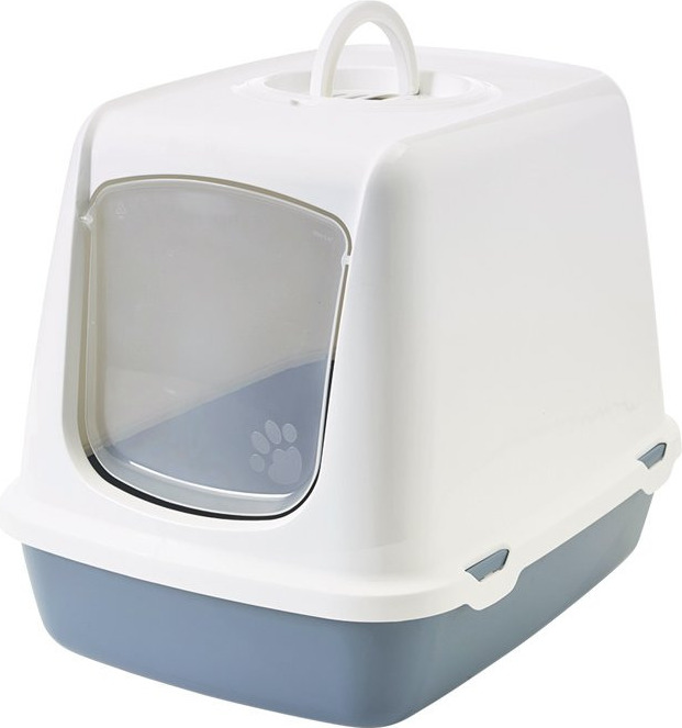 IBÁÑEZ Oscar Katzenklo Oscar Katzentoilette OSCAR CATS BLAU UND WEISS 72368
