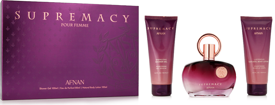 Afnan Supremacy Purple EDP 100 ml + SG 100 ml + BL 100 ml W