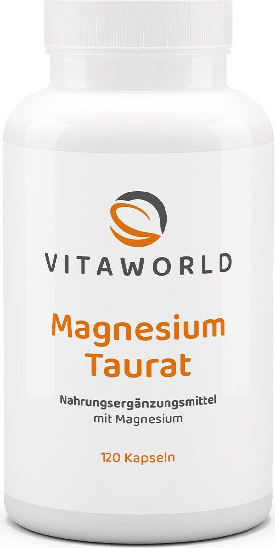 Vitaworld Magnesiumtaurat | 120 Kapseln | 100% reines Magnesiumtaurat | 300 mg Magnesium pro 2 Kapseln | vegan 19152758
