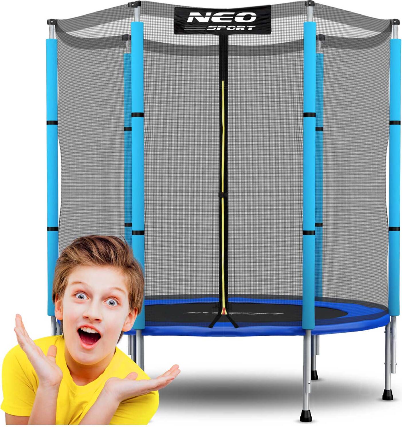 Trampolina Ogrodowa Dla Dzieci 140 Cm 4,5Ft Neo-Sport