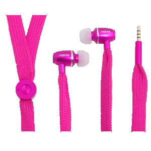 LogiLink String In-Ear Kopfhörer Pink (HS0026)