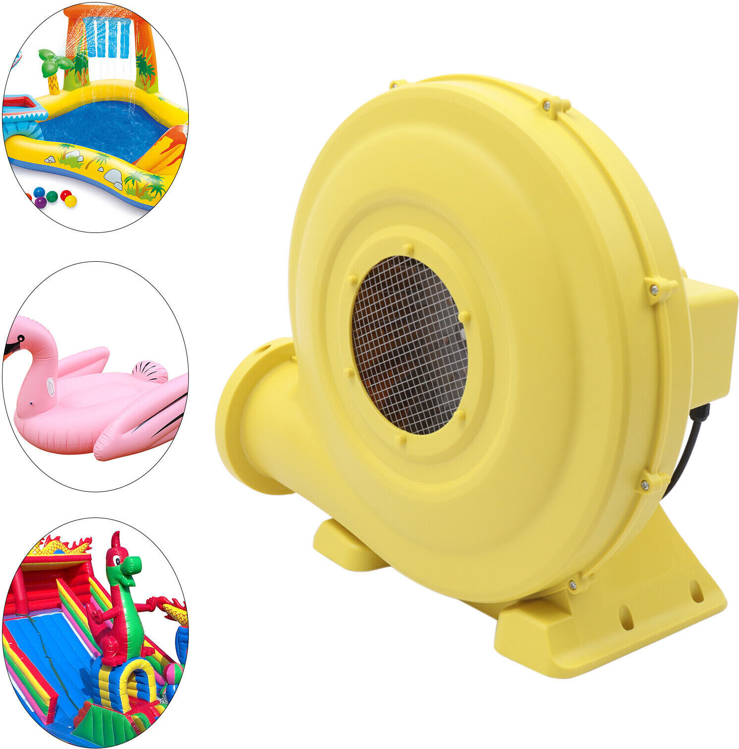 PsyKim Mini-Gebläseventilator Für Aufblasbare Kostüme – 2 Stück, USB & Batteriebetrieben, Orange