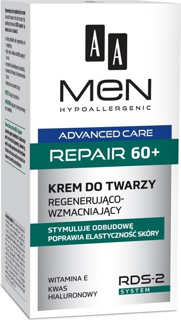 Oceanic AA Herren Gesichtscreme 60+ für Regeneration und Stärkung, 50 ml