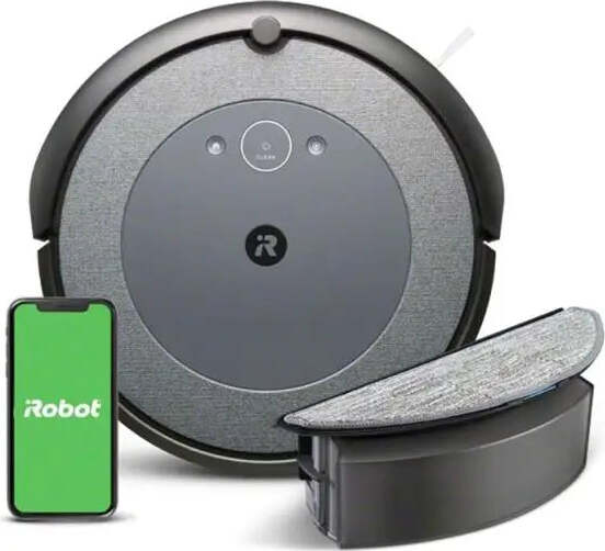 iRobot Saug- und Wischroboter Roomba Combo i5 Grau/Schwarz