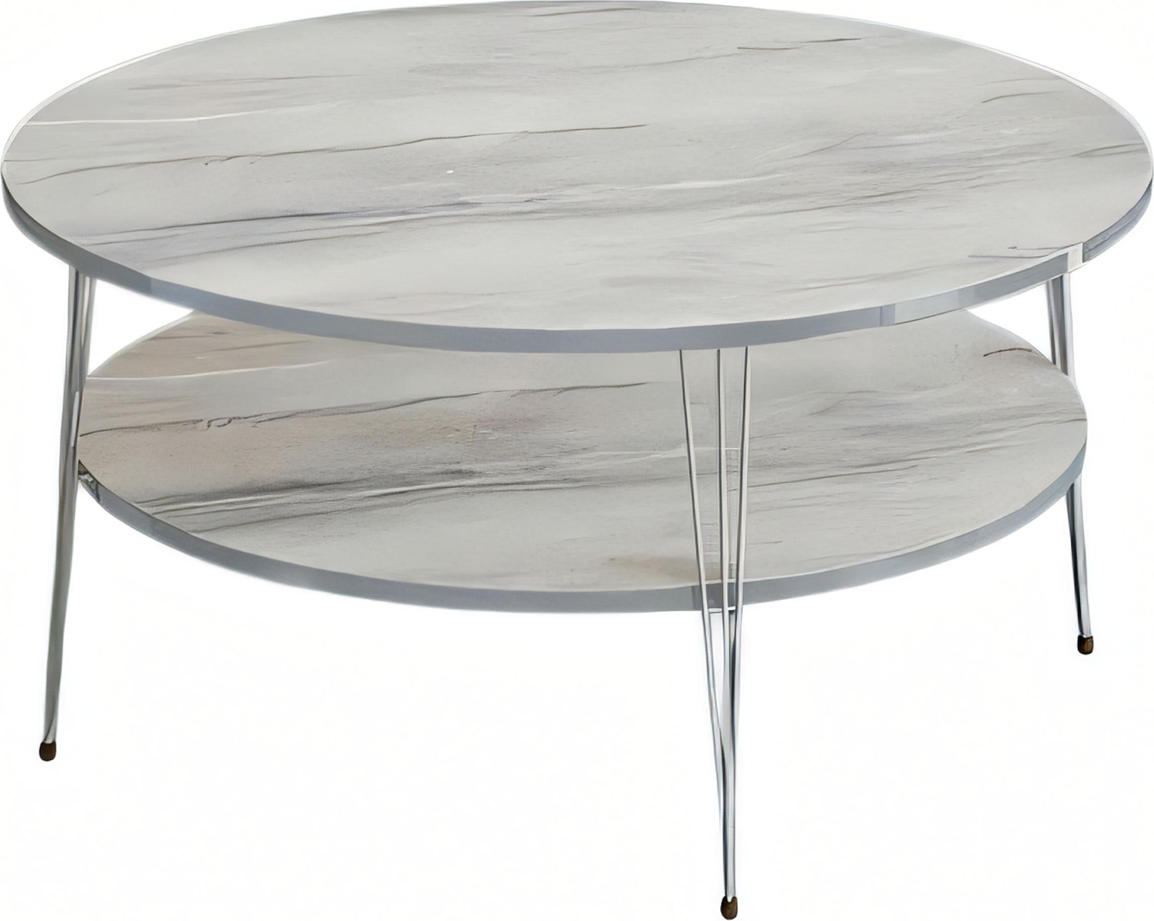 AEA Grauer Holz Couchtisch modern eleganter Wohnzimmertisch