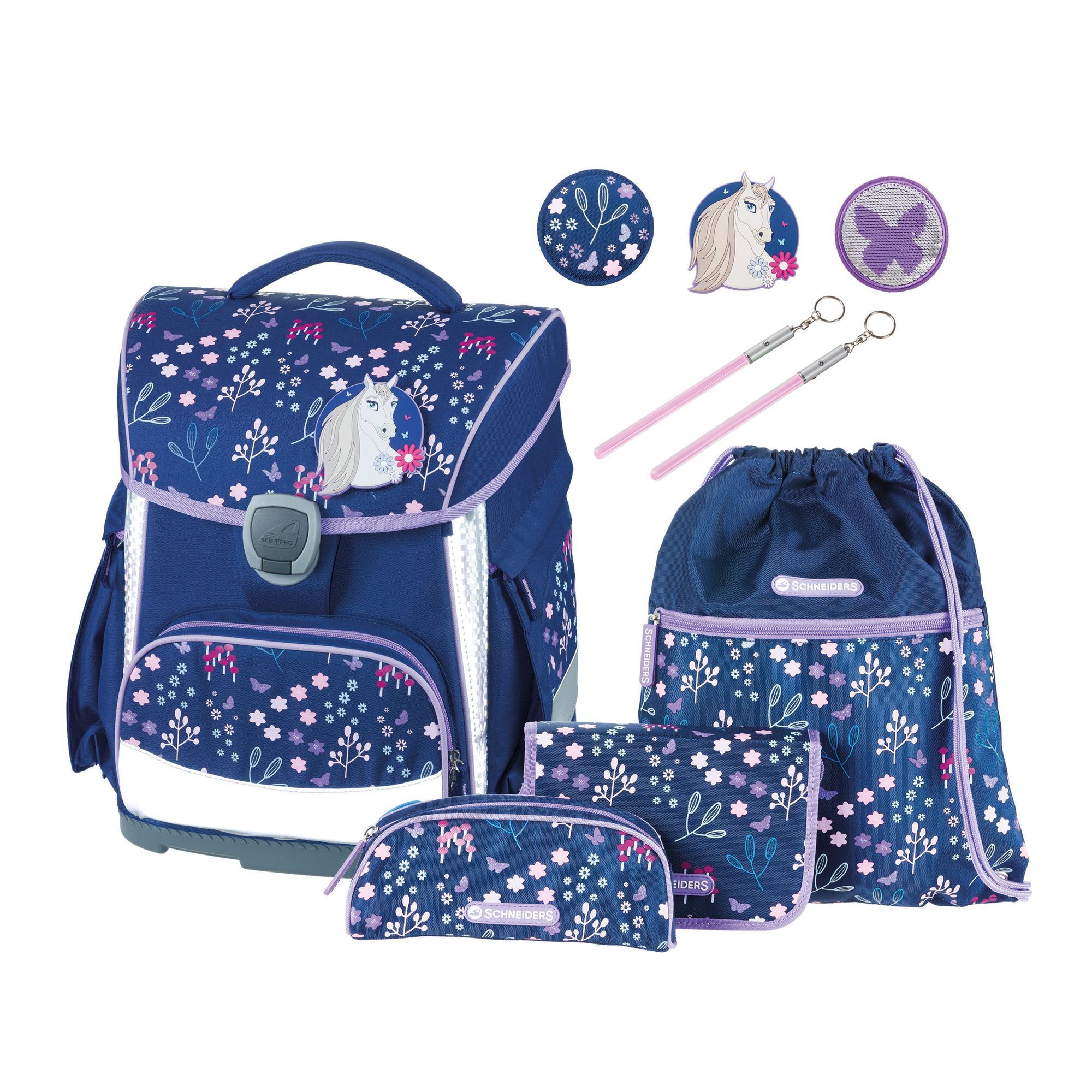 Schulranzen-Set Mit Dino-Motiv – Inkl. Sporttasche, Brotdose & Trinkflasche
