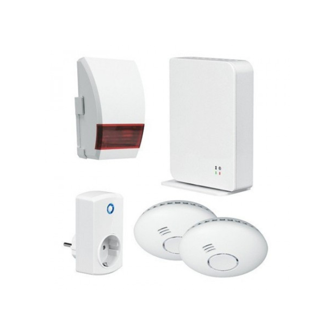 Indexa System 700 Brandmeldeset, Rauchwarnmelder, Innensirene, Zentrale 11627412