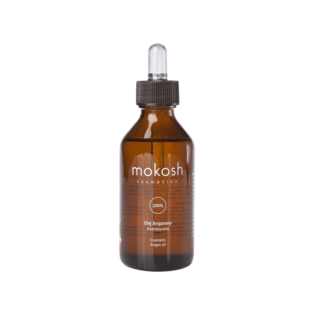 Mokosh 100% Arganöl geruchsfrei 100ml für Gesicht, Körper, Haare & Nägel, beschleunigt Hautregeneration
