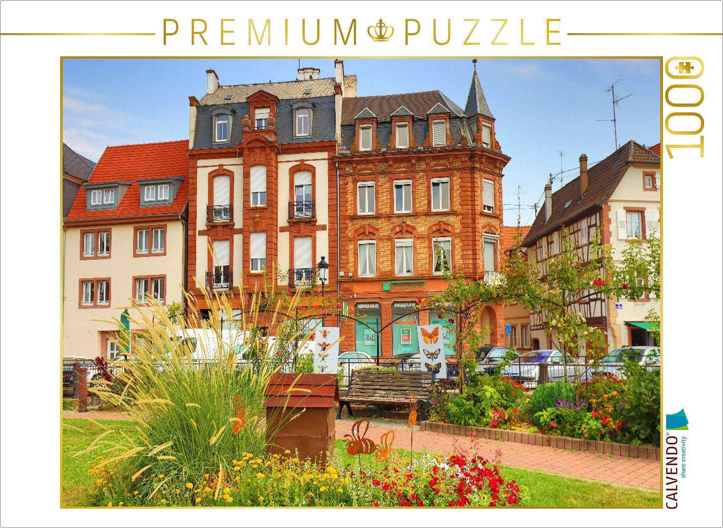 CALVENDO Puzzle Wissembourg / Elsass | 1000 Teile Lege-Größe 64x48cm Foto-Puzzle für glückliche Stunden