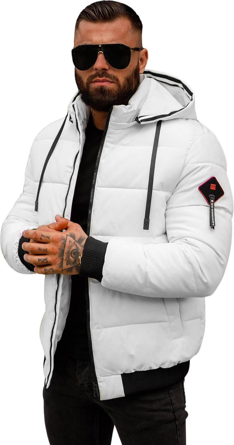 Herren Winterjacke Weiß OZONEE JS/31M5031/281Z M/48