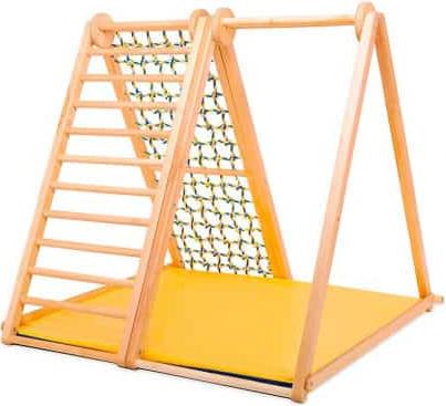 KIDWOOD Zebra Home Spielplatz aus Holz Heimspielplatz 135 cm - basic