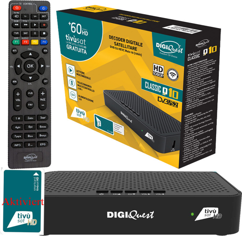 Digiquest Classic Q10 Satellite Full HD Black