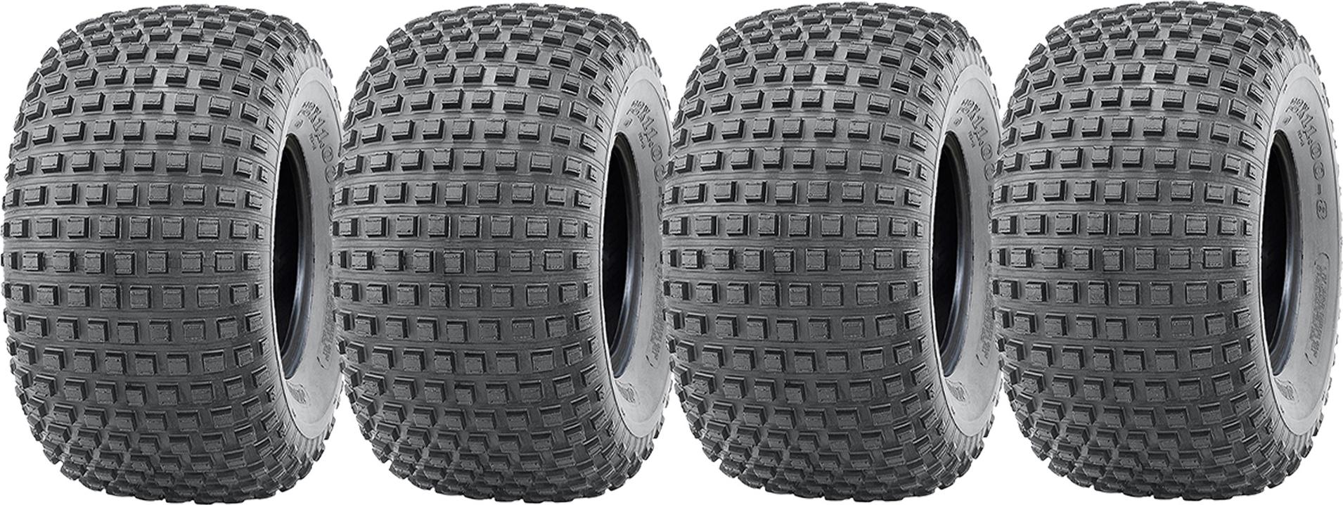 22x11.00-8 Knobby ATV pneumatika, Quad trailer 22 11 8 pneumatika 4 vrstvová, sada 4 ks