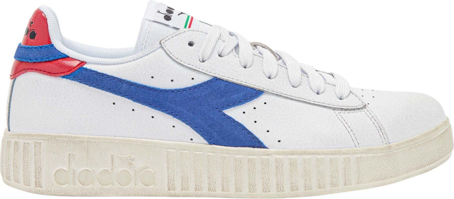 Topánky Diadora 179571 White Blue Leather blend