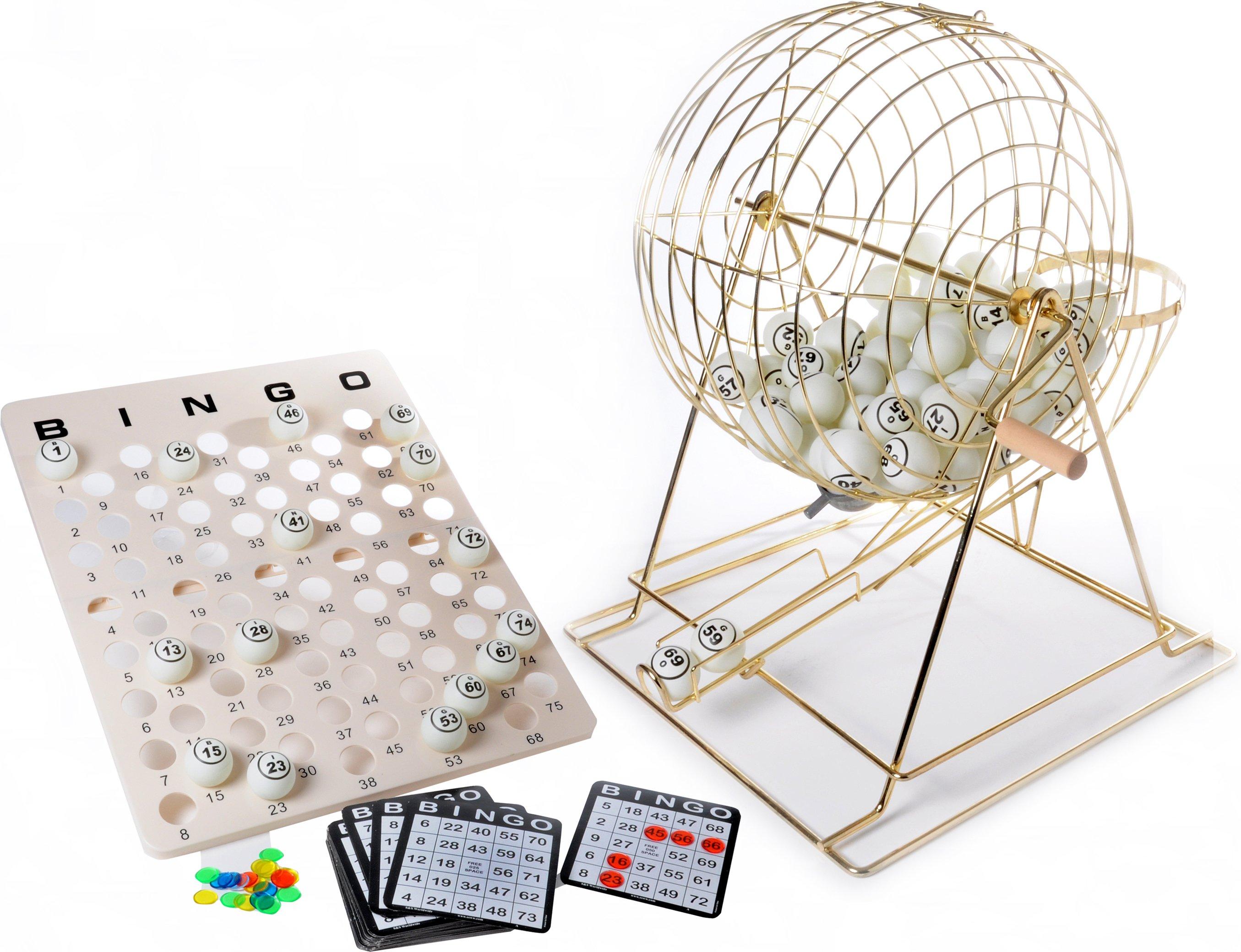 Angel Toys Bingotrommel - großes Bingo-Set mit Bingokarten 360550