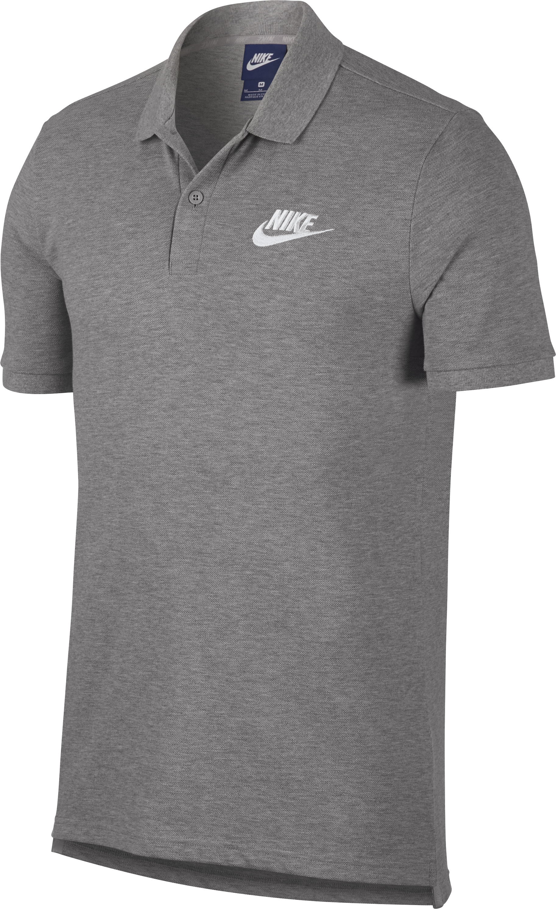 Nike M Nsw Polo Pq Matchup Dk Grey Heather/White S 909746