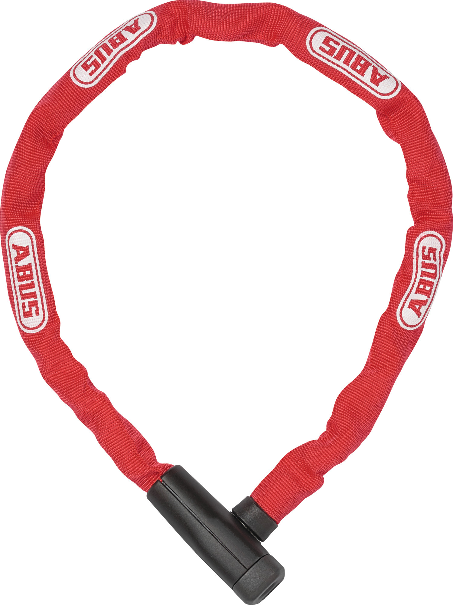 ABUS Kettenschloss Steel-O-Chain 5805K – Fahrradschloss aus Stahl – ABUS-Sicherheitslevel 5 – 75 cm – Rot 72489