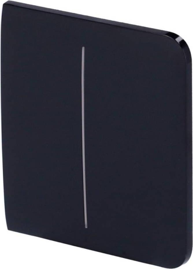 Ajax SideButton (2-gang) Seitliche Taste für 2-fach Schalter Schwarz (HAN 52163) AJ-SIDEBUTTON-2G-B