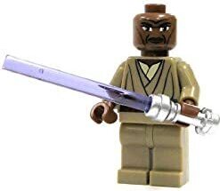 Minifigúrka LEGO Star Wars: Mace Windu s fialovým svetelným mecom