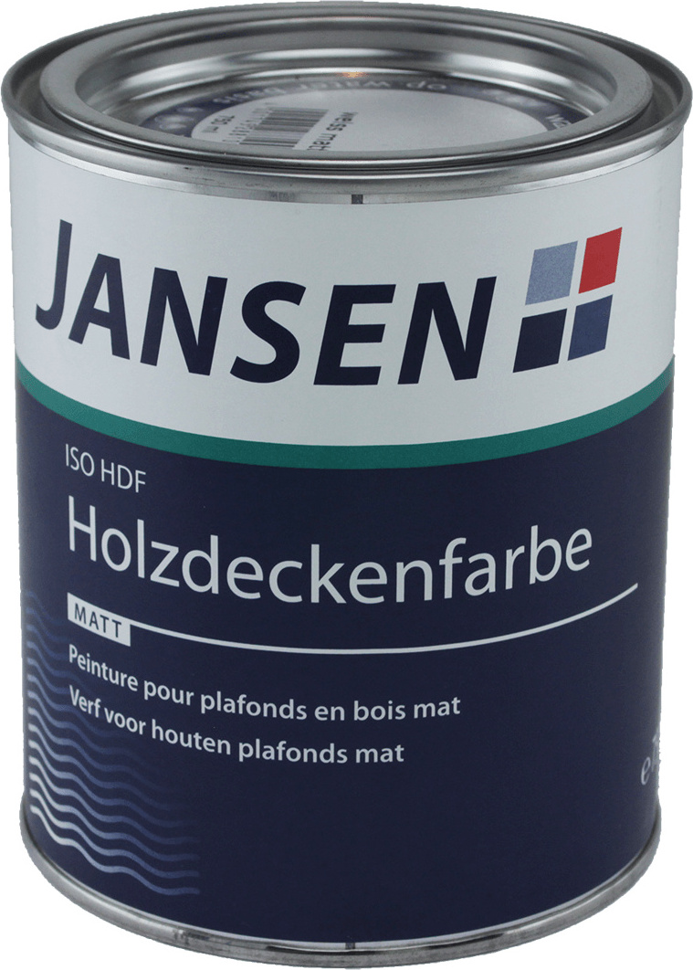 Jansen ISO-HDF Holzdeckenfarbe 2,5 Liter matt