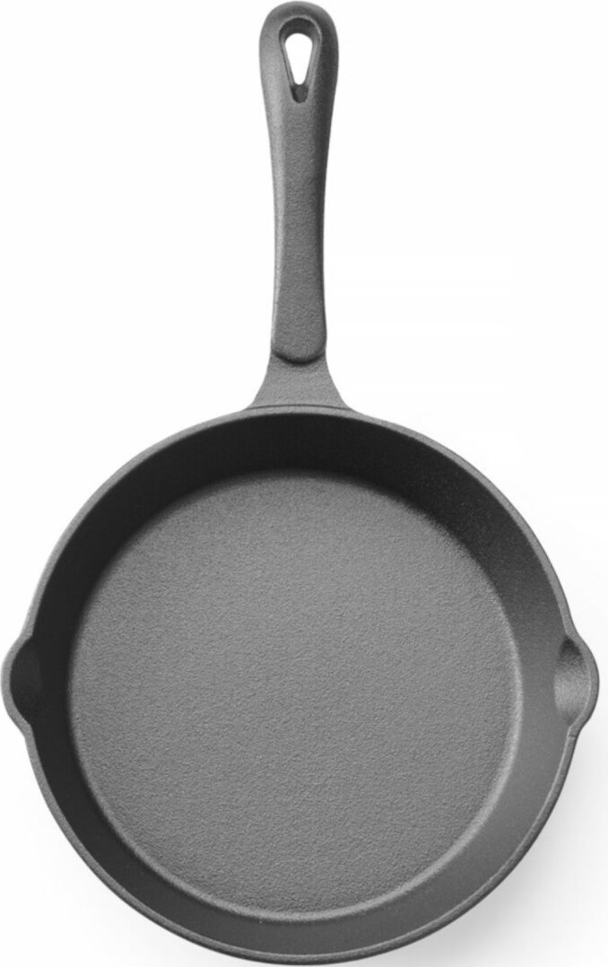 HENDI Gusseisenpfanne, Schwarz, 200x(H)40mm 629321