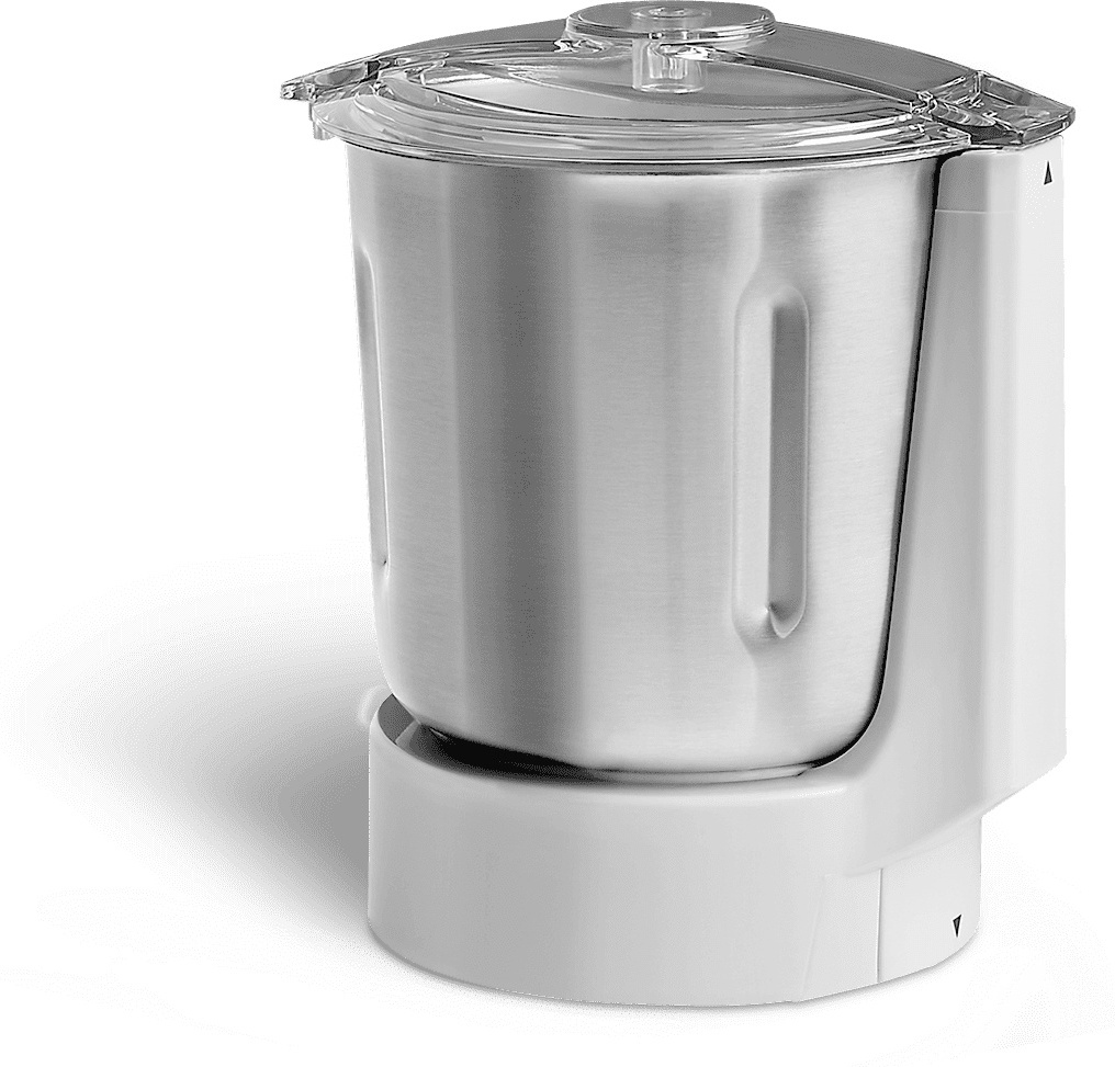 SPRINGLANE Edelstahlmixbehälter für Hochleistungsmixer Hanno, Weiß, spülmaschinengeeignet 944695