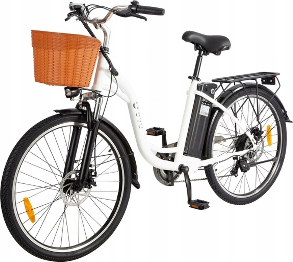 DYU-C6 26 palcový dámsky bicykel E Bike od 155cm mestský elektrický bicykel s nízkym krokom 36V 12.5Ah lítiová batéria pedelec motor rozsah