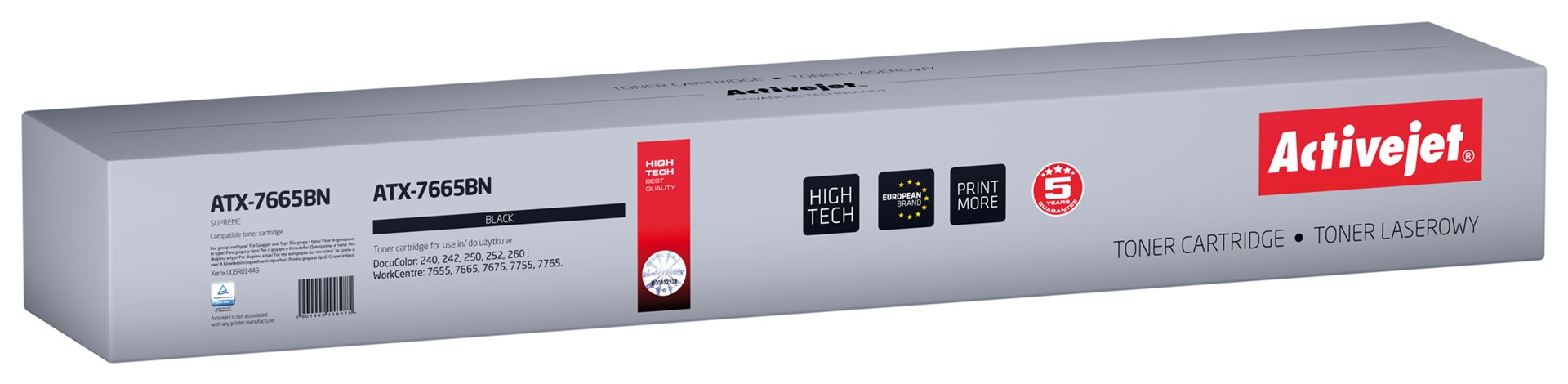 Activejet toner ATX-7665BN (náhradný Xerox 006R01449; Supreme; 30000 strán; čierny)