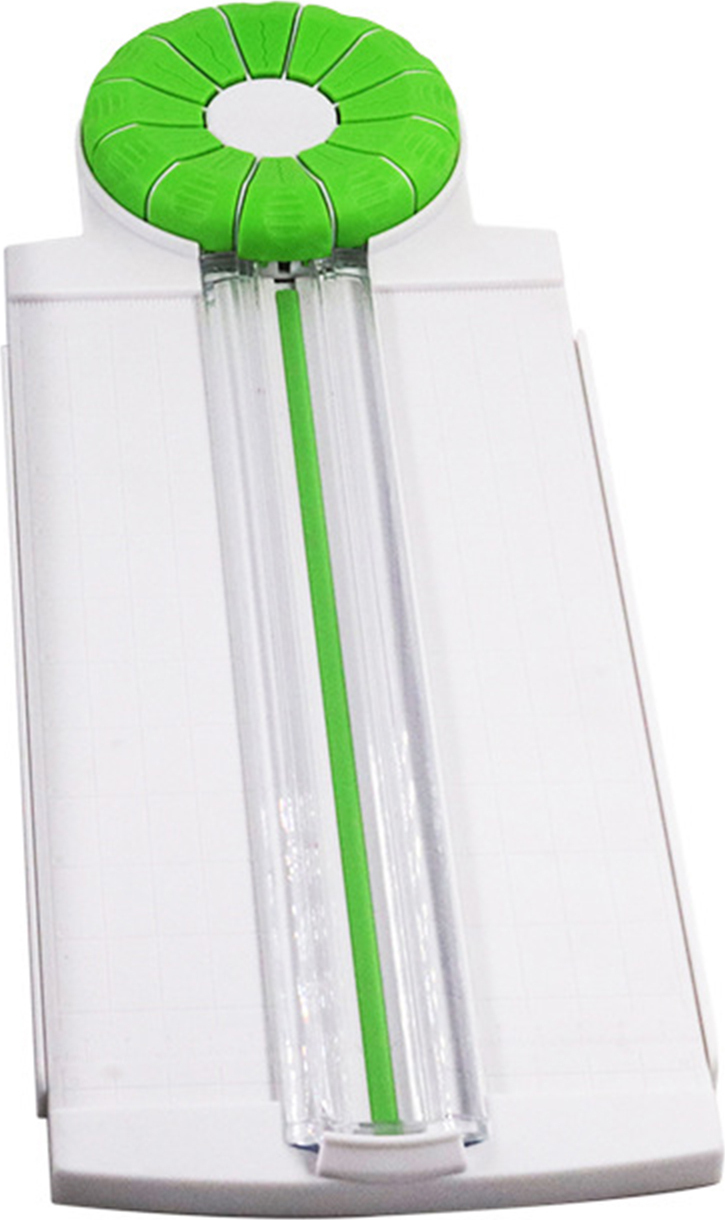 Lixada 12-in-1-Mini-Papierschneider, Rollschneider, A4, Schnittlaenge, 12 verschiedene Formen, Desktop-Papierschneidemaschine mit Hilfslinealen fue r Bastelpapier, Fotos, Karten, Scrapbooking, Bue ro, Heimbedarf HD-12