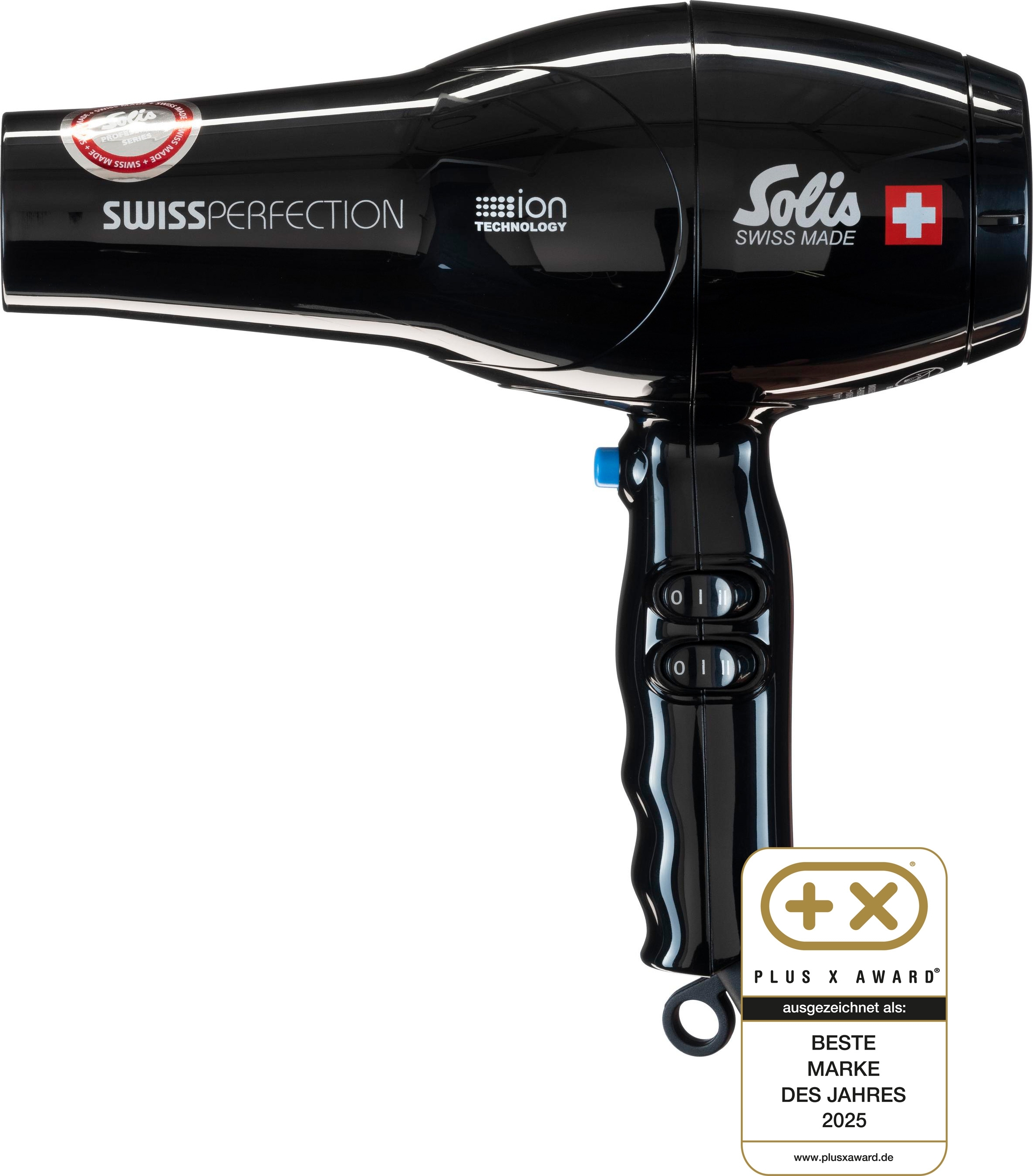Solis Haartrockner, 2300 W, 5 Stufen + Kaltstufe, 50% mehr Luftdruck 96867