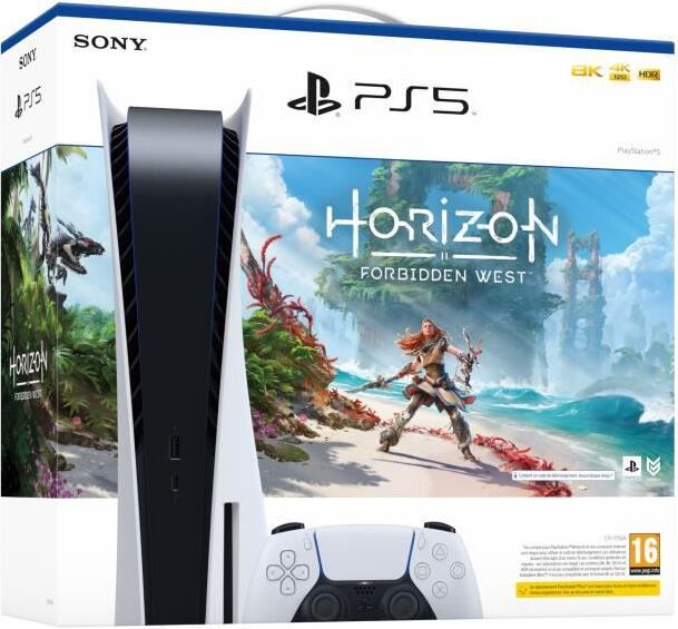 Sony Playstation 5 mit Laufwerk Horizon Forbidden West DLC Bundle CFI-1116A