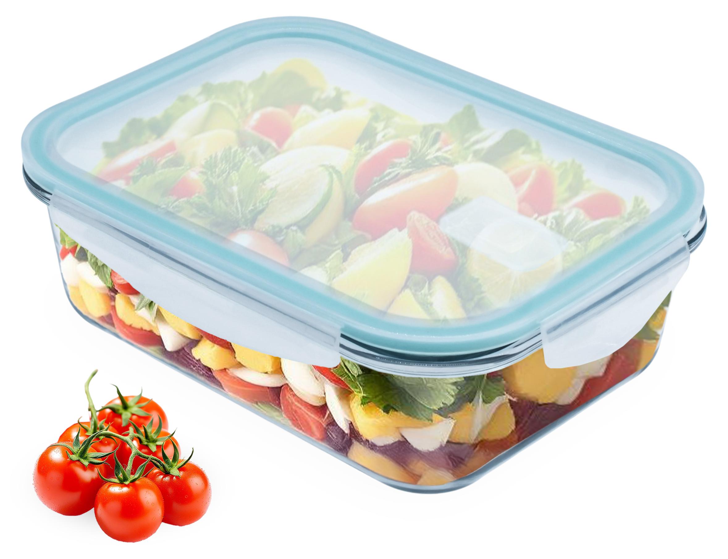 Relaxdays Set 3 Barattoli In Vetro Da 700 Ml Con Coperchio In Acciaio E Guarnizione In Silicone - Contenitori Ermetici Per Alimenti, Spezie E Dispensa, Trasparenti E Argentati - 4