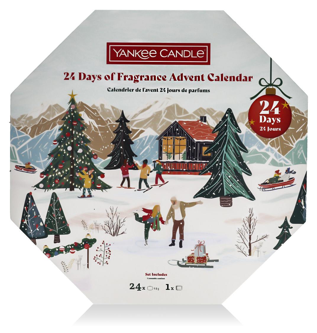 Yankee Candle Adventný kalendár čajových sviečok Veniec