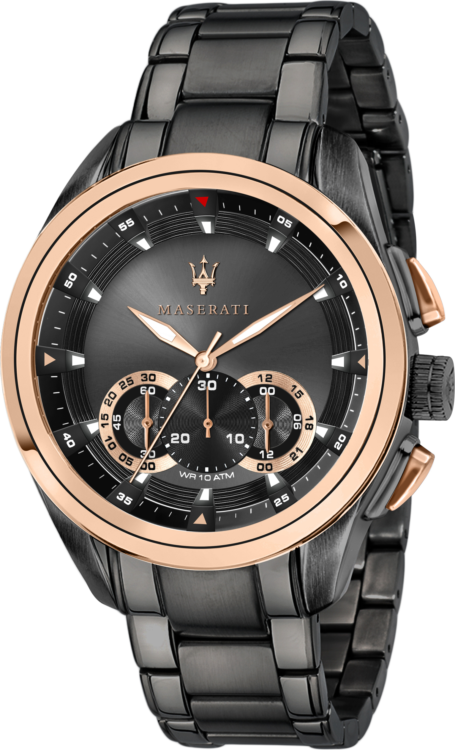 Maserati Herren Armbanduhr TRAGUARDO 45 mm Armband Edelstahl R8873612016