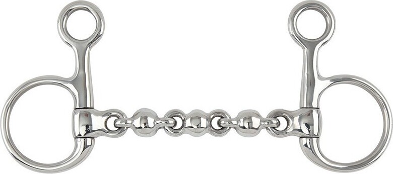 Shires - Waterford-Gebiss Baucher-Trense ER278 (5 in) (Silber) UTER278