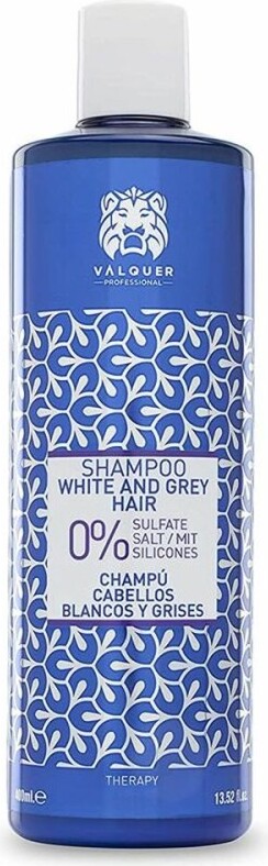Shampoo White & Grey Hair Zero Valquer Vlquer Premium 400 ml S4508321